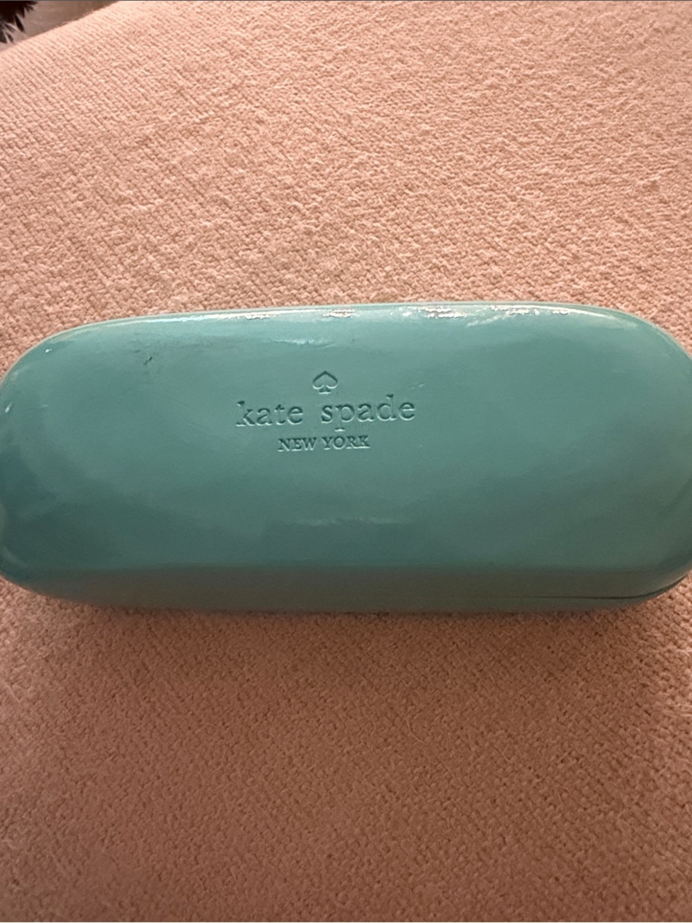 Authentic Kate Spade New York Aqua Turquoise Sunglass Case